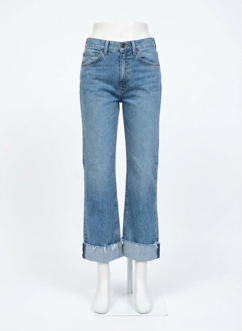 NEW ASKK NY firebird straight jean in blue